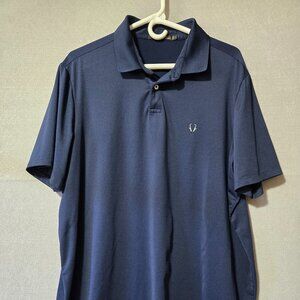 RLX Ralph Lauren Men's Polo, Golf, Dark Navy, XL, Collared, Short Sleeve